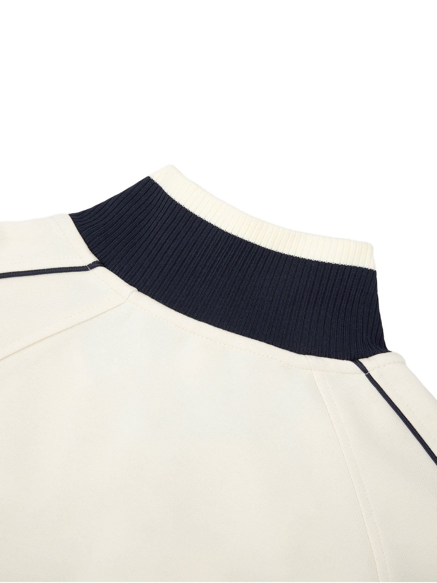 Color Block Raglan Sleeve Zip Track Jacket